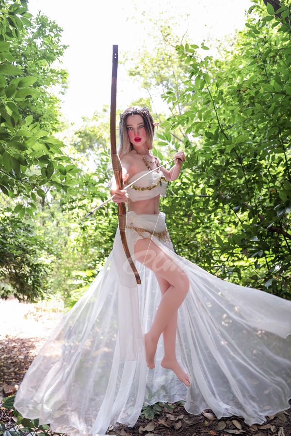 160cm C Cup Silicone Thin Lips Petite Breasts White Fantasy Sex Doll Detail View 8