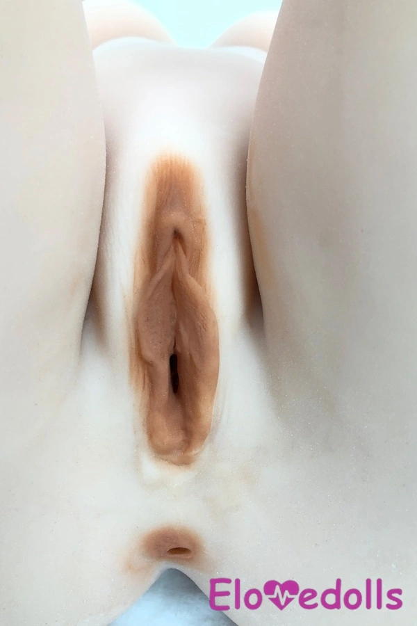 Búp bê tình dục tưởng tượng 157cm C Cup Đầu silicon & Thân TPE Ngực nhỏ Môi bóng Mắt xám Bộ sưu tập 9