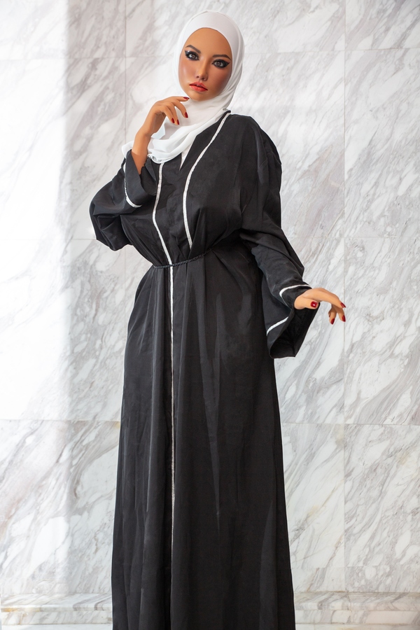 160cm L Cup Silicone Head & TPE Body Voluptuous Black Glossy Lips Fantasy Sex Doll Detail View 14