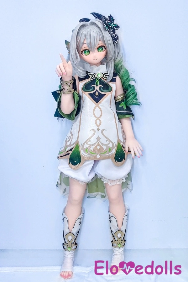 85cm A Cup Silicone Head & TPE Body Thin Lips Petite Small Breasts Fantasy Sex Doll Gallery 3