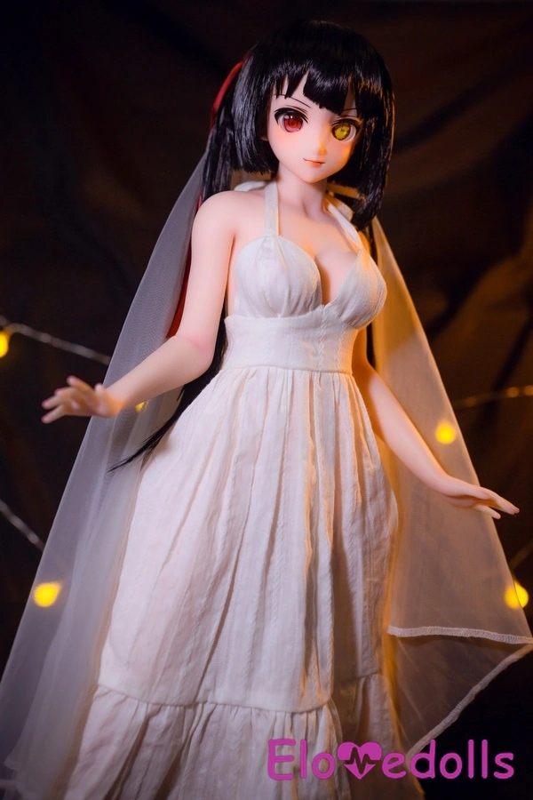 Búp bê tình dục mini màu đen, đầu nhựa vinyl, thân TPE, ngực nhỏ, ngực mỏng, ngực chữ B 60cm, bộ sưu tập 6