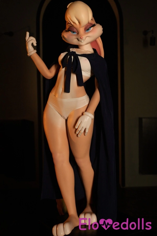 Galeri Boneka Seks Fantasi Pirang Silikon C Cup 150cm Payudara Kecil Mata Biru 6