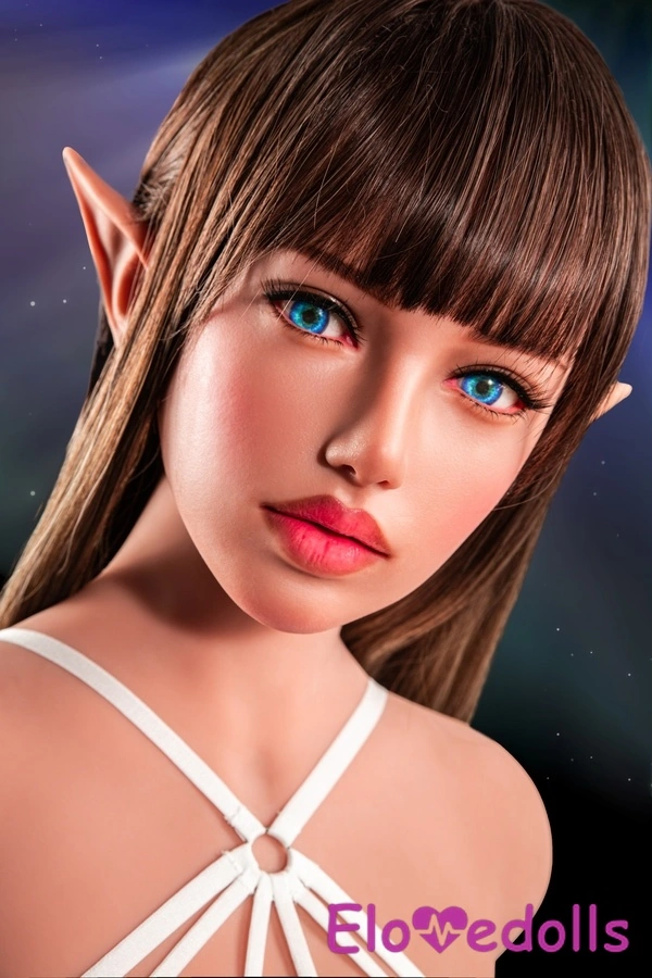 گالری عروسک جنسی فانتزی ساعت شنی با لب‌های نازک، سایز ۱۱۰ سانتی‌متر، جنس سیلیکون و بدنه TPE، سایز کاپ، ۳