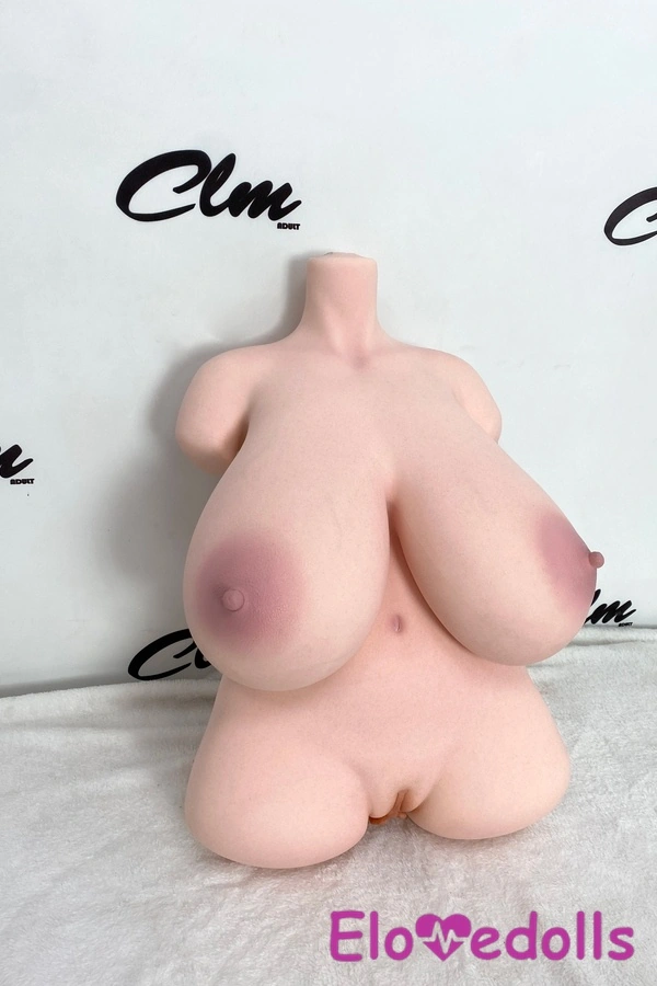 Boneka Seks Pirang Berukuran 54cm H Cup, Bibir Tipis Silikon, Payudara Sedang, Detail Torso 12