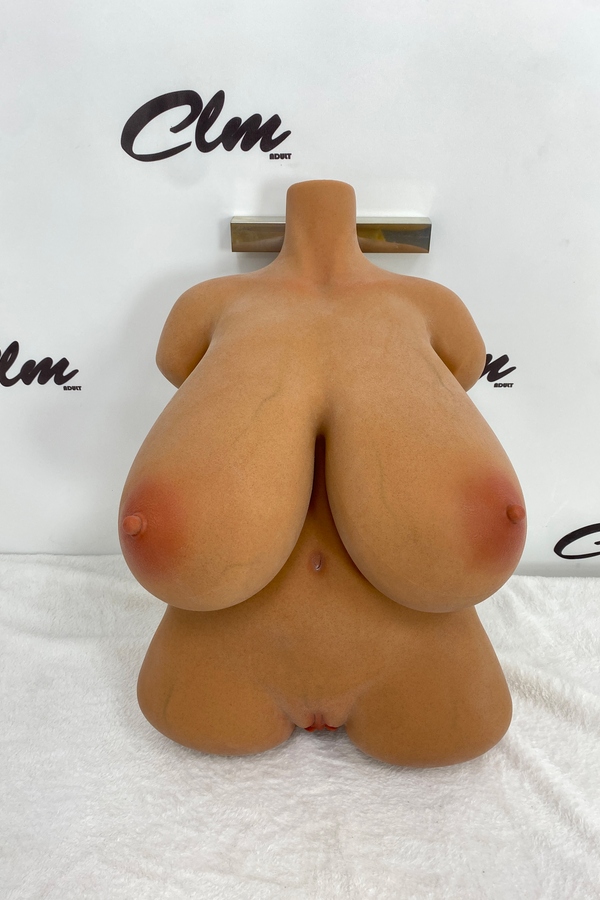 54cm H Cup Silicone Medium Breasts Voluptuous Blonde Sex Doll Torso Detail View 21