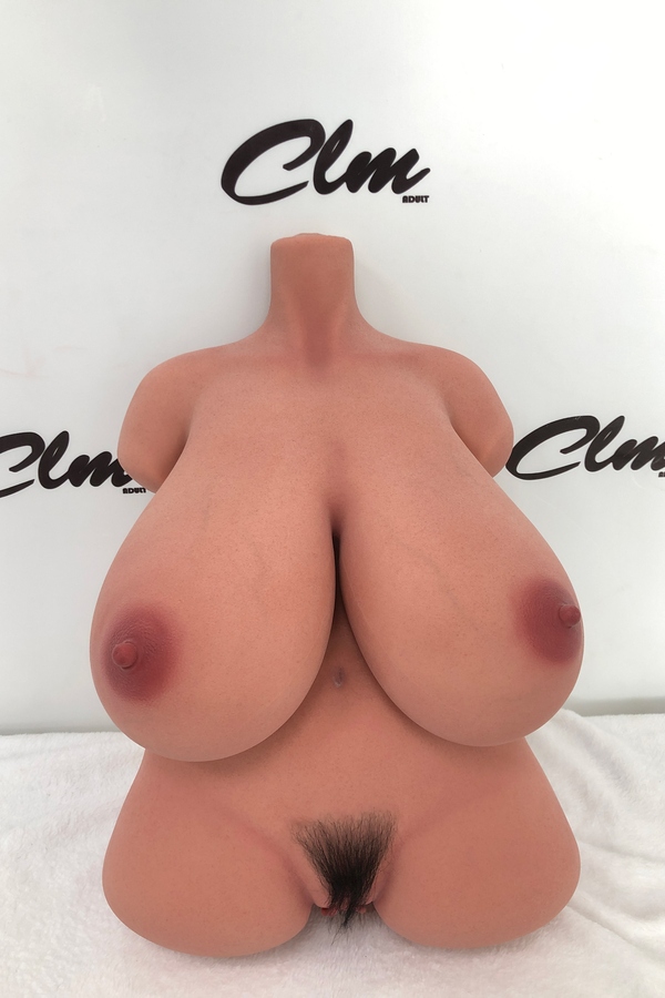 54cm H Cup Silicone Medium Breasts Voluptuous Amber Eyes Sex Doll Torso Detail View 30