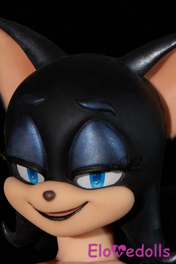 Galeri Boneka Seks Fantasi Abu-abu 70cm G Cup Silikon Mata Biru Bibir Mengkilap 2