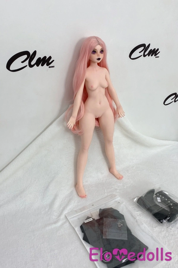 Búp bê tình dục mini cỡ A Cup 60cm, ngực cỡ trung, mắt hổ phách, màu hồng, bộ sưu tập 2