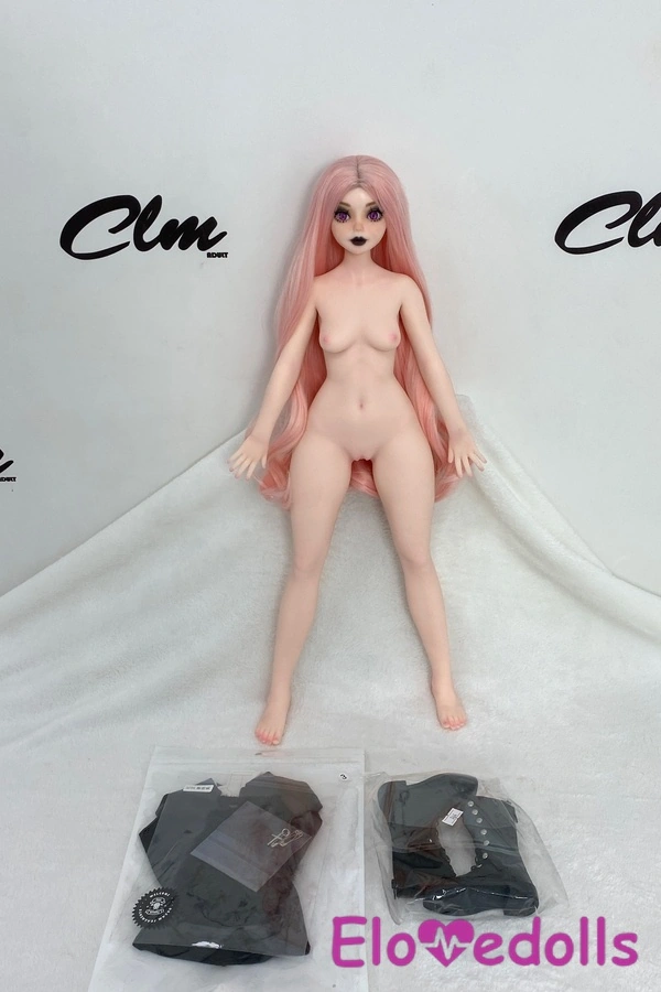 Búp bê tình dục mini 60cm A Cup bằng silicon mắt hổ phách hồng ngực trung bình Bộ sưu tập 4