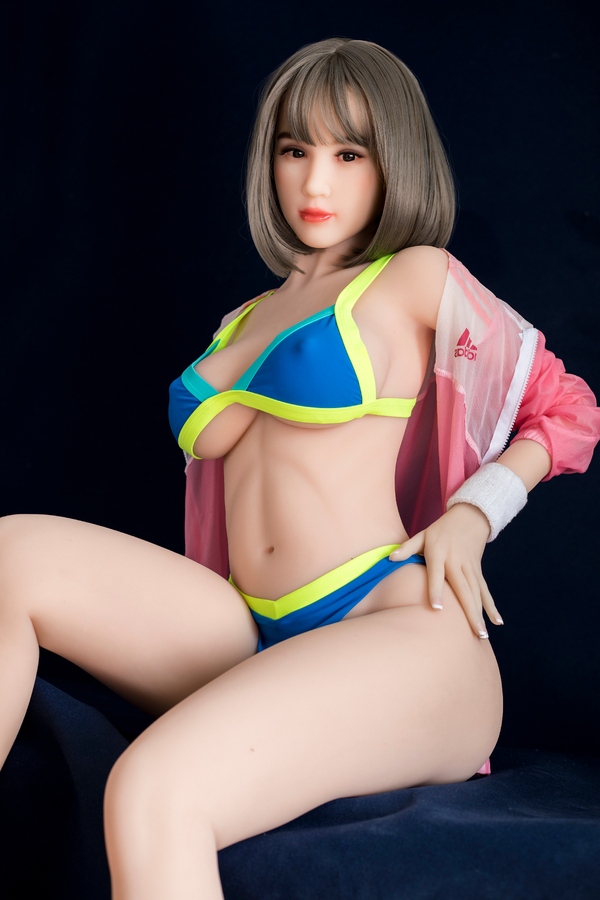 165cm E Cup TPE Thin Lips Petite Breasts Blue Eyes Sex Doll Detail View 1