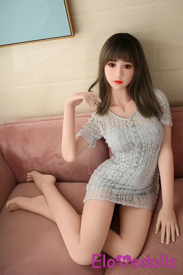 166cm C Cup TPE Gray Eyes Petite Aziatische Sekspop Detailweergave 1