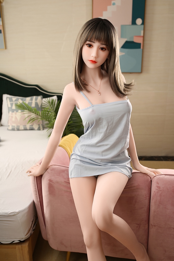 166cm C Cup TPE Gray Eyes Petite Breasts Asian Sex Doll Detail View 4