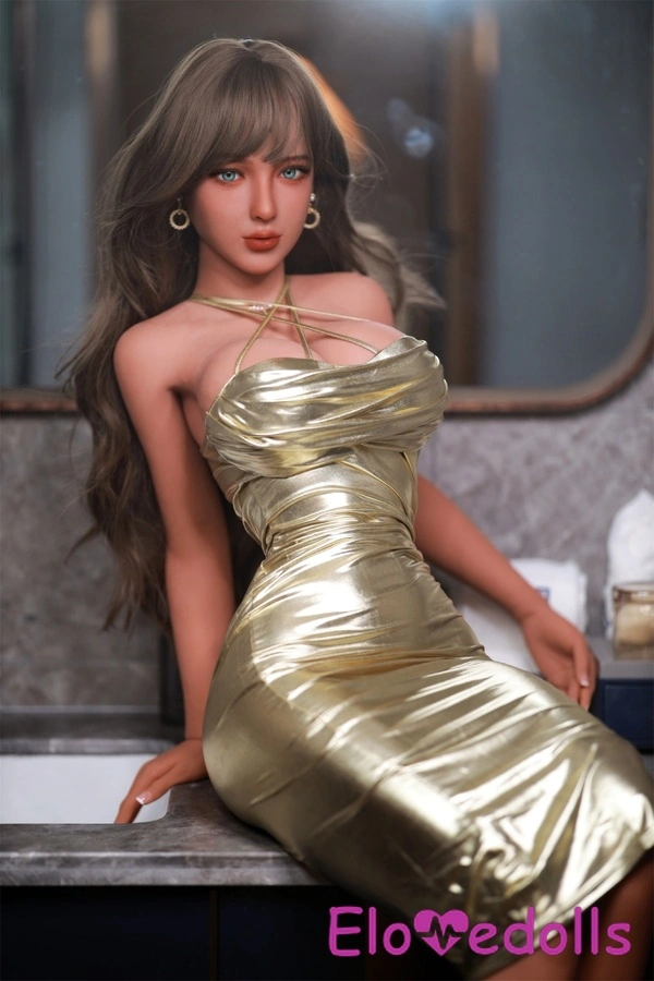 162cm D Cup TPE Thin Lips Voluptuous Brunette Thick Sex Doll Gallery 3