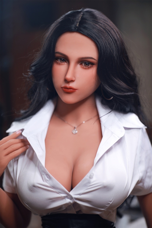 156cm D Cup TPE Petite Breasts Gray Eyes Glossy Lips Sex Doll Product