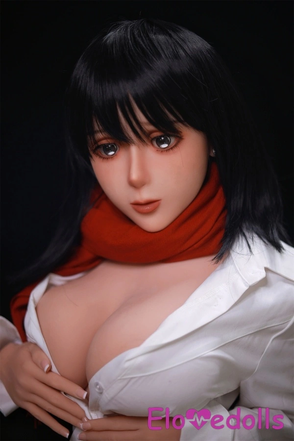 156cm D Cup TPE Medium Breasts Black Thin Lips Japanese Sex Doll Gallery 4