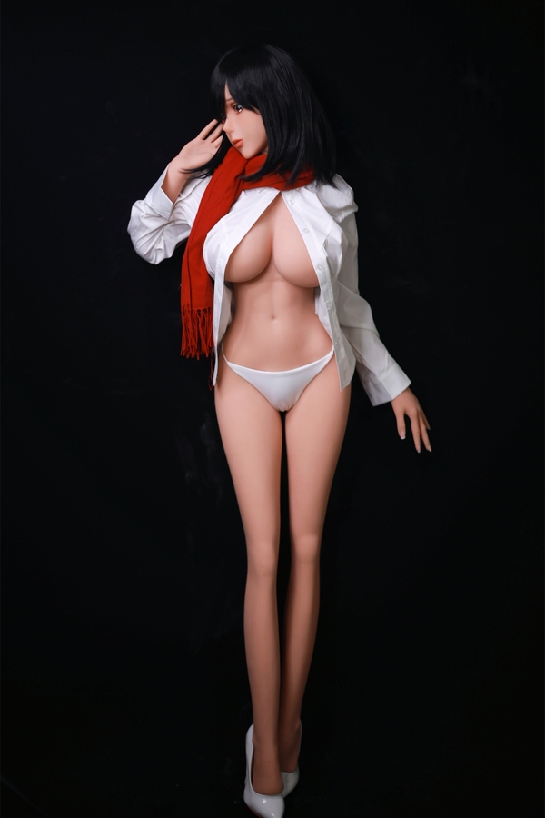 156cm D Cup TPE Gray Eyes Thin Lips Petite Japanese Sex Doll Detail View 2