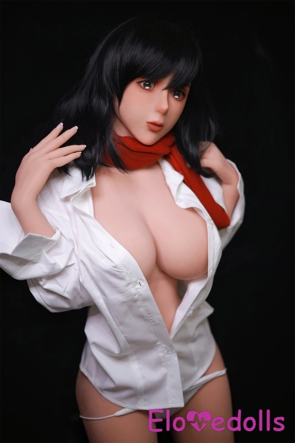 156cm D Cup TPE Petite Gray Eyes Medium Breasts Japanese Sex Doll Detail View 9
