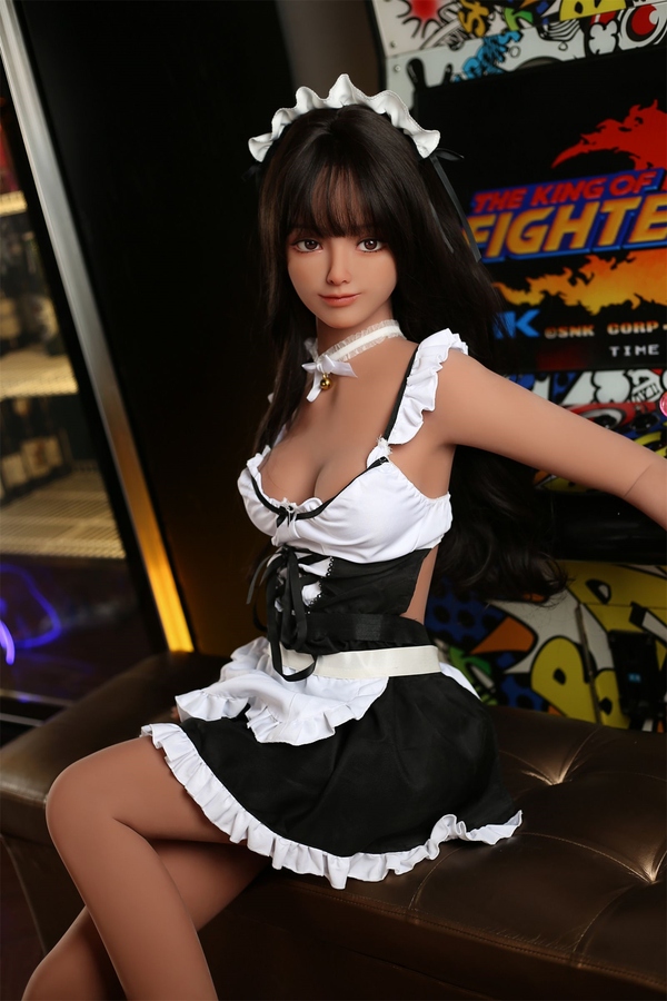 157cm B Cup TPE Black Thin Lips Petite Breasts Sex Doll Detail View 1