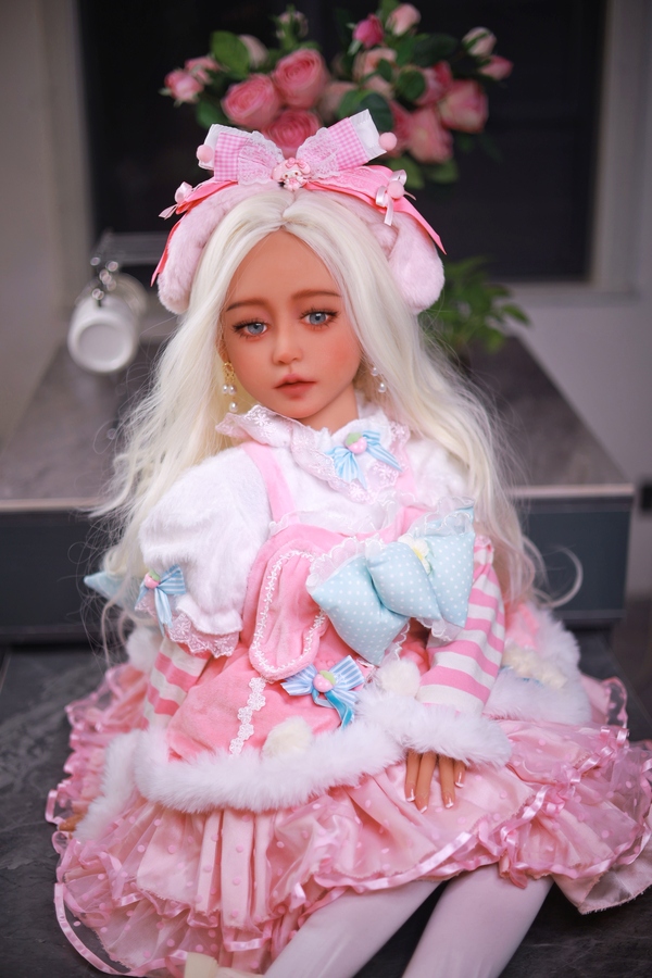 100cm D Cup TPE Full Lips Medium Breasts Petite Mini Sex Doll Gallery 2