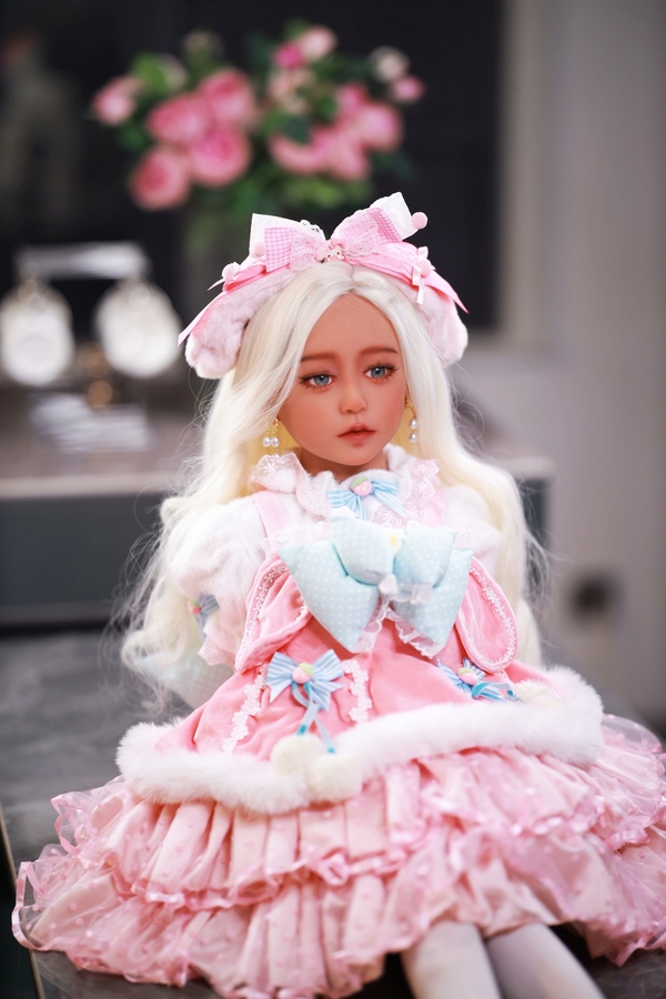 100cm D Cup TPE Full Lips White Medium Breasts Mini Sex Doll Gallery 3