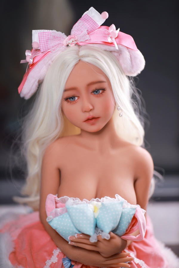 100cm D Cup TPE Blue Eyes Full Lips Medium Breasts Mini Sex Doll Detail View 3