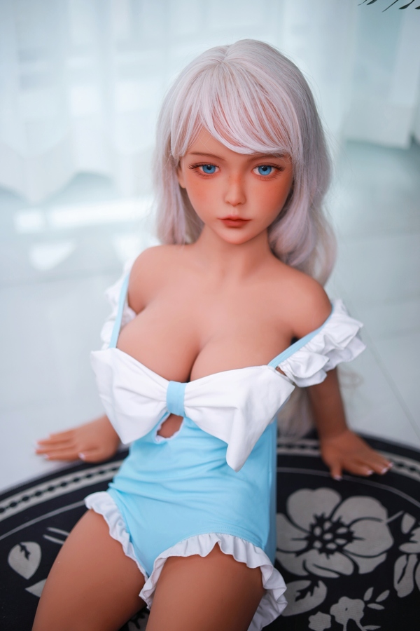 100cm D Cup TPE Thin Lips White Petite Lifelike Sex Doll Gallery 9