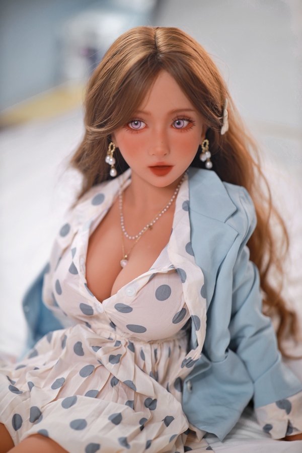 110cm F Cup TPE Full Lips Petite Blue Eyes Realistic Sex Doll Gallery 6