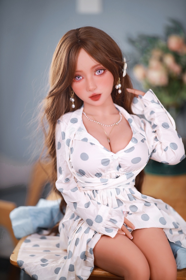 110cm F Cup TPE Full Lips Gray Petite Realistic Sex Doll Detail View 5
