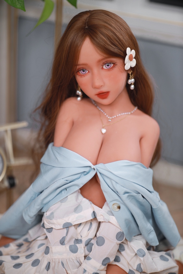110cm F Cup TPE Petite Blue Eyes Full Lips Realistic Sex Doll Detail View 11