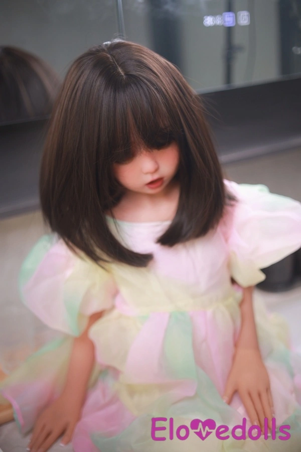 115 cm AA TPE Schwarz Üppige dünne Lippen Realistische Sexpuppe Galerie 4