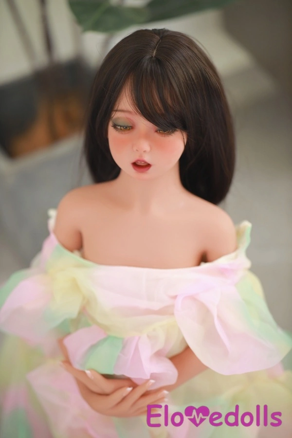115 cm AA TPE Amber Eyes Voluptuous Black Realistical Sex Doll Product