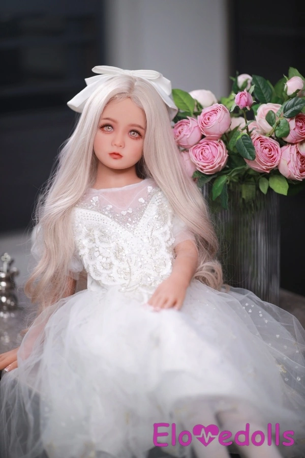 115cm AA TPE Petite Gray Eyes Thin Lips Mini Sex Doll Detail View 3