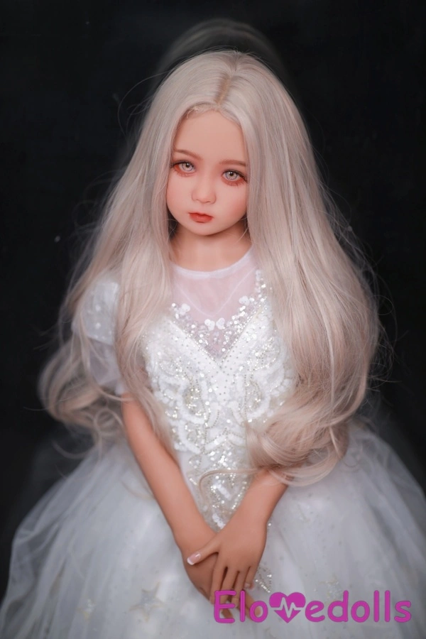115cm AA TPE Thin Lips Gray Eyes Petite Mini Sex Doll Detail View 9