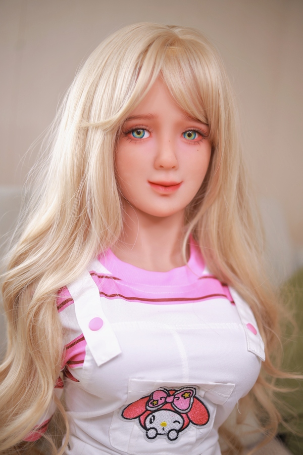 128cm E Cup TPE Petite Breasts Blonde Amber Eyes Teen Sex Doll Product
