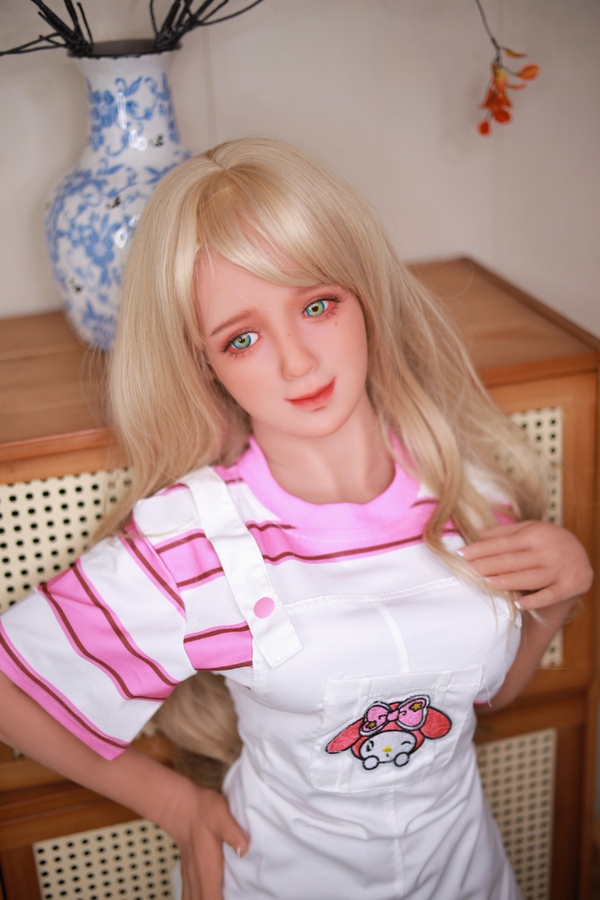 128cm E Cup TPE Amber Eyes Petite Breasts Natural Lips Teen Sex Doll Gallery 9