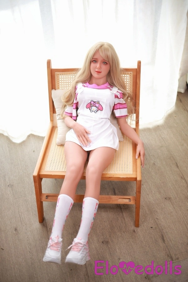 128 см чашка E TPE натуральные губы маленькая грудь подростковая секс-кукла деталь вид 3