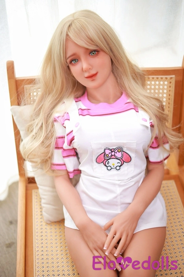 128 см чашка E TPE Янтарные глаза Маленькая грудь Подростковая секс-кукла Детальный вид 5