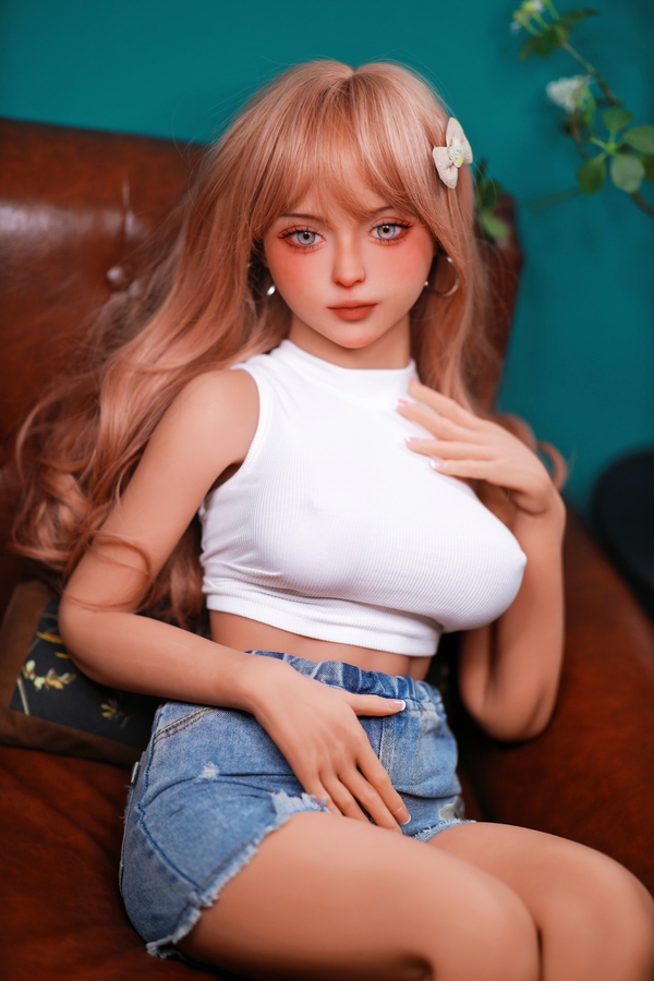 128cm E Cup TPE Petite Breasts Blonde Thin Lips Asian Sex Doll Gallery 6