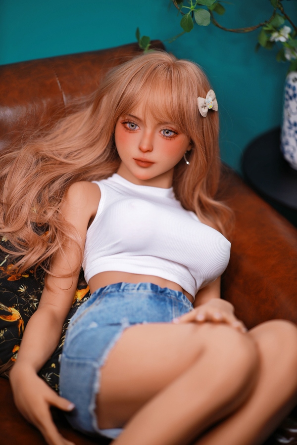 128cm E Cup TPE Petite Breasts Blonde Thin Lips Asian Sex Doll Gallery 7