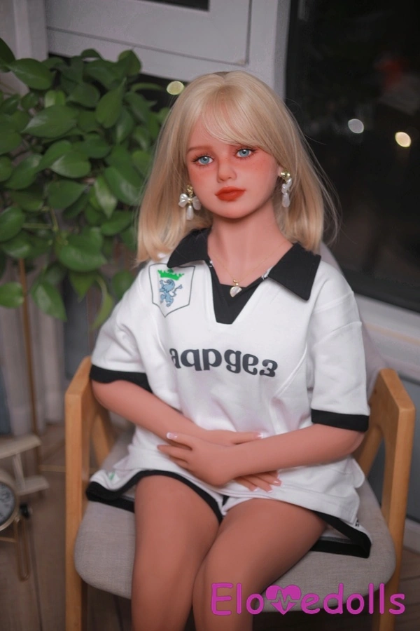 130 cm B-tassi TPE merevaigukollased silmad, väikesed rinnad, õhukesed huuled, teismelise seksinuku galerii 7