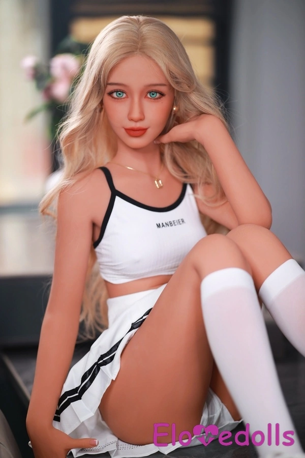 159cm C Cup TPE Petite Breasts Full Lips Amber Eyes Teen Sex Doll Product
