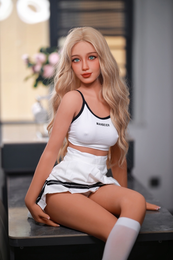 159cm C Cup TPE Petite Amber Eyes Full Lips Teen Sex Doll Detail View 5