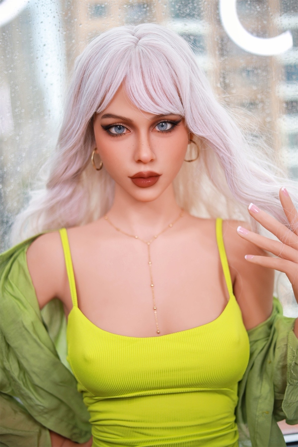 160cm C Cup TPE Petite Breasts Green Eyes Full Lips Realistic Sex Doll Gallery 4