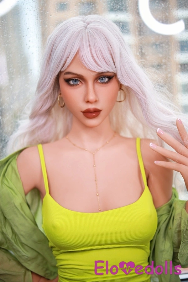 160cm C Cup TPE Petite Breasts Green Eyes Full Lips Realistic Sex Doll Gallery 4