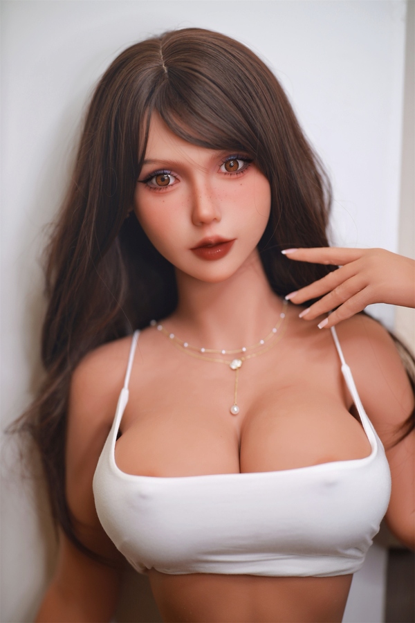 162cm D Cup TPE Amber Eyes Voluptuous Black Asian Sex Doll Detail View 2