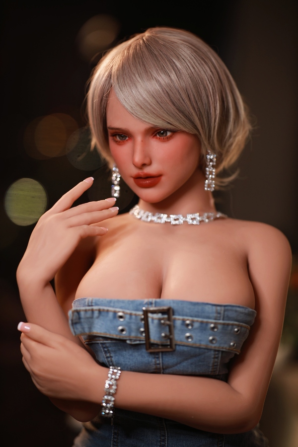 163cm E Cup TPE Amber Eyes Voluptuous Blonde American Sex Doll Product