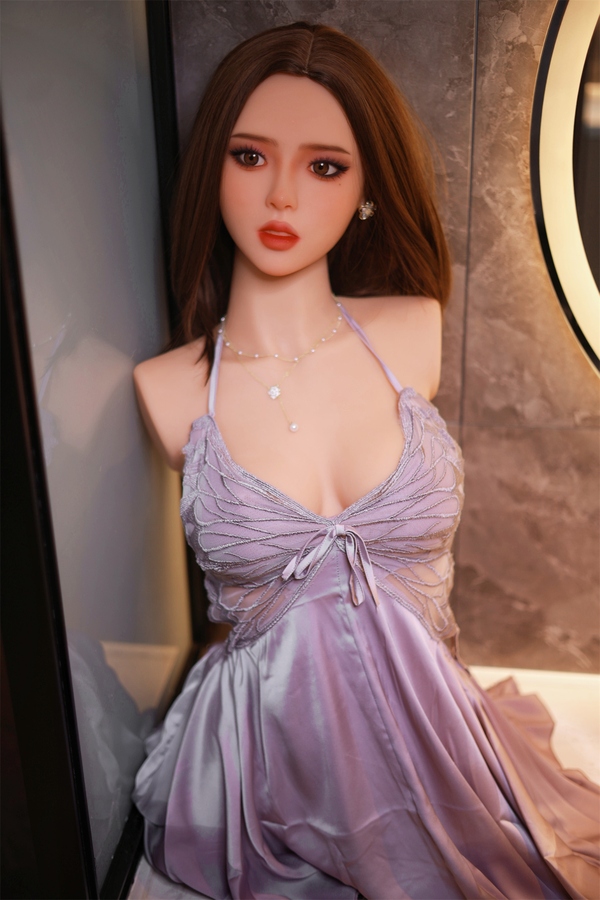 87cm B Cup TPE Small Breasts Amber Eyes Brunette Sex Doll Torso Product