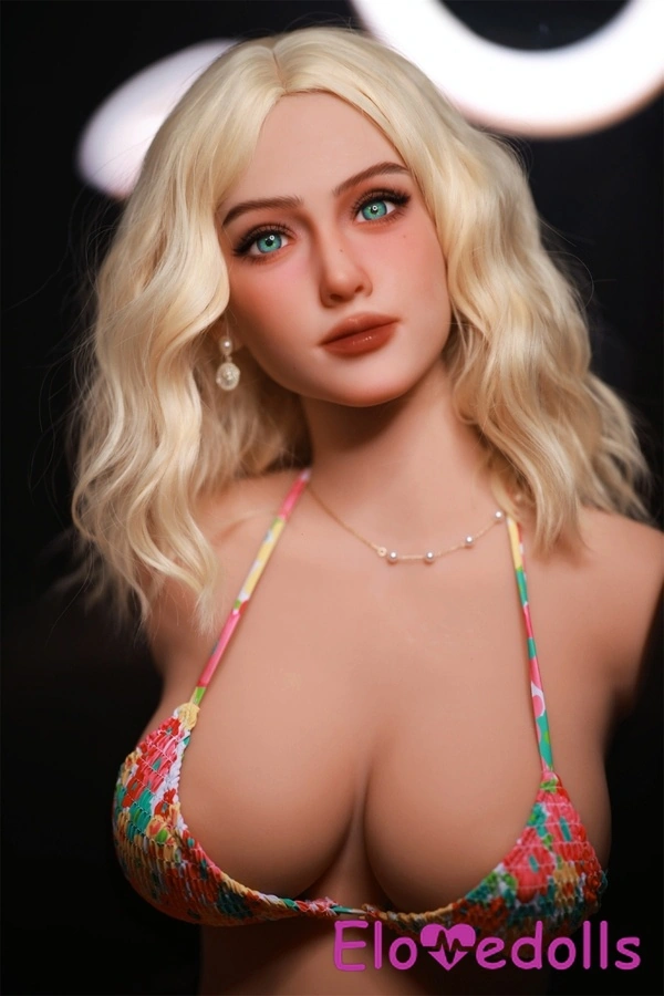 86 cm B-korviga TPE blond liivakellaga õhukeste huultega seksinuku torso, galerii 4