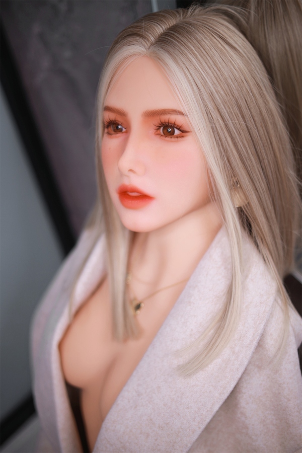 86cm B Cup TPE White Small Breasts Gray Eyes Sex Doll Torso Gallery 4