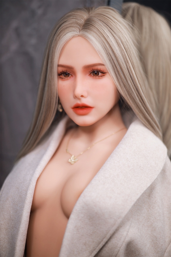 86cm B Cup TPE White Gray Eyes Small Breasts Sex Doll Torso Product